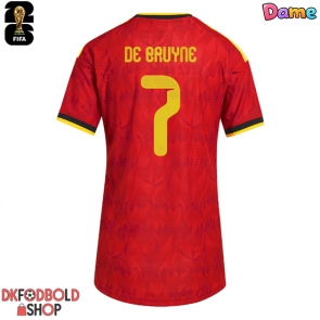 Belgien Kevin De Bruyne #7 Hjemmebanetrøje Dame VM 2026 Kort ærmer